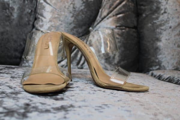 Gabrielle Taylor's Nude Perspex High Heels - Image 4