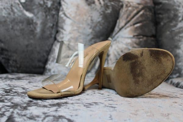Gabrielle Taylor's Nude Perspex High Heels - Image 6