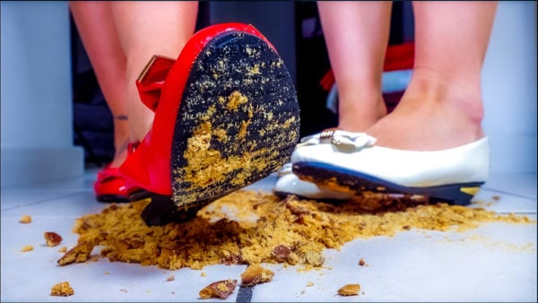 LICK THE BISCUIT OFF OUR SEXY SOLES!